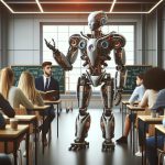 World Premiere at a High School in Germany: Teaching by Robot